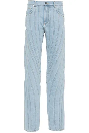 MUGLER Jeans con múltiples costura
