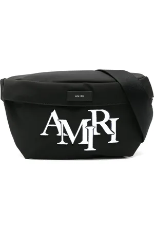 AMIRI Cangurera Staggered con logo bordado