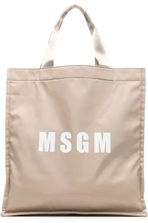 Msgm Tote con logo estampado