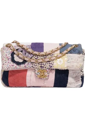 CHANEL Bolsa de hombro Patchwork Classic Flap pequeña 2006