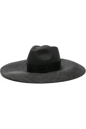 Ruslan Baginskiy Sombrero fedora con aplique de monograma