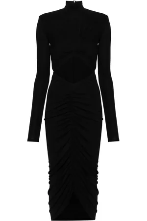 The Andamane Vestido midi Kimmie con aberturas