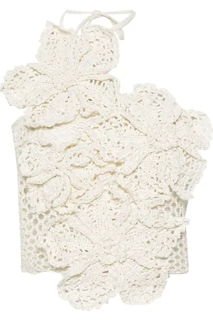 Cult Gaia Top tejido de crochet Nazanin