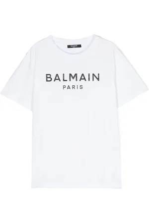 Balmain Playera con aplique del logo
