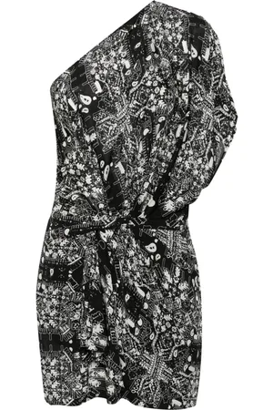 IRO Vestido corto Alixen con un hombro descubierto