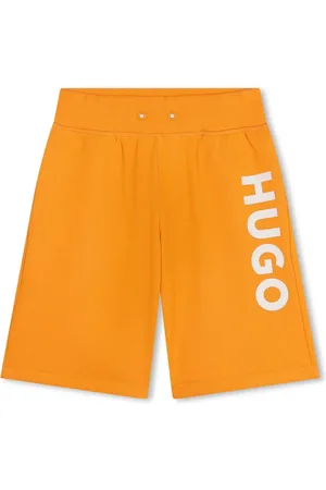 HUGO BOSS Bermudas con pretina elástica y logo estampado