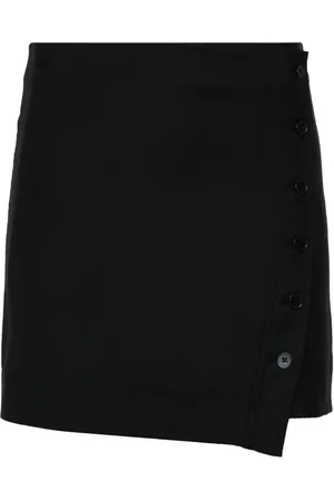 Loulou Studio Falda corta con diseño cruzado