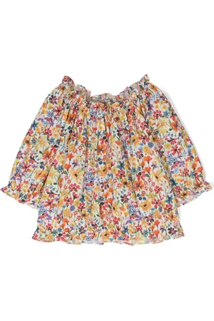 Il gufo Blusa con estampado floral