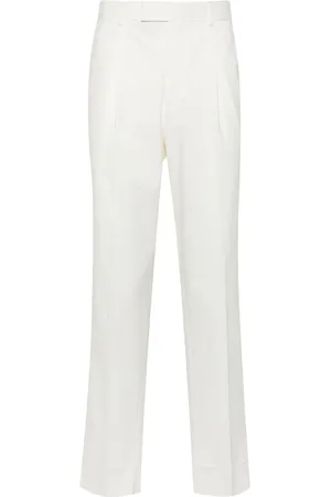 Ermenegildo Zegna Pantalones chinos de popelina con tiro medio