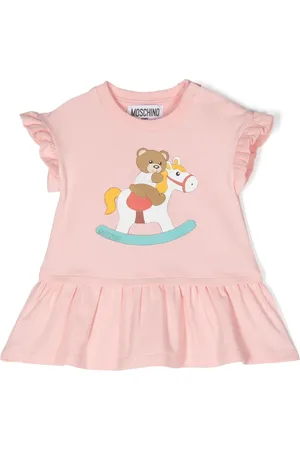 Moschino Vestido con motivo Teddy Bear