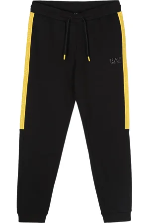EA7 Pants con logo en relieve