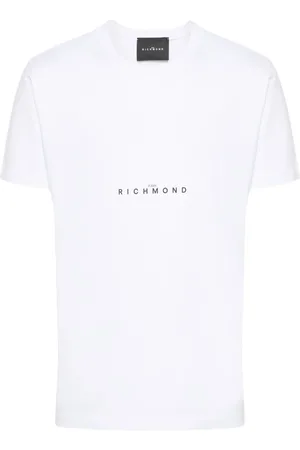 John Richmond Playera con logo estampado