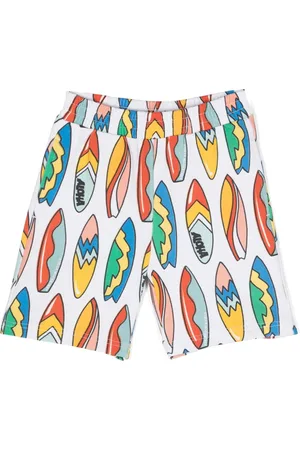 Stella McCartney Shorts deportivos con estampado de tabla de surf