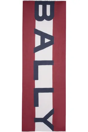 Bally Bufanda con logo en intarsia