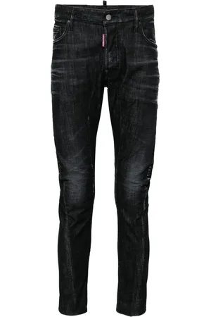 Dsquared2 Skinny jeans Tidy Biker con parche del logo