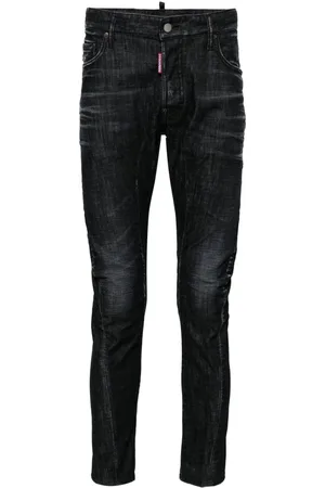 Dsquared2 Skinny jeans Tidy Biker con parche del logo