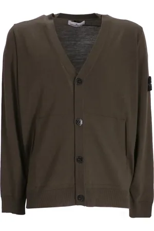 Stone Island Cárdigan con distintivo Compass