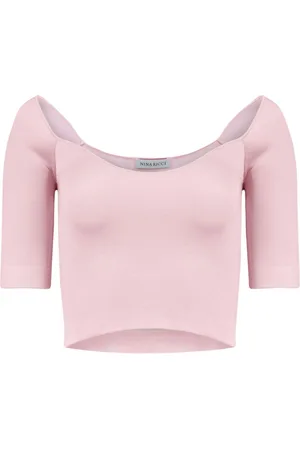 Nina Ricci Top con escote corazón