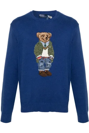 Ralph Lauren Suéter tejido con motivo Polo Bear en intarsia