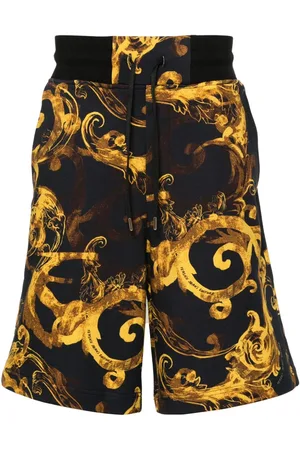 VERSACE Shorts con estampado Barocco