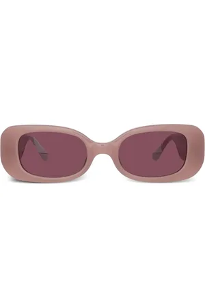 Linda Farrow Lentes de sol con logo grabado en el brazo