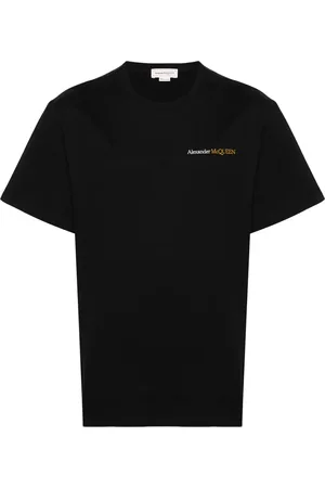 Alexander McQueen Playera con logo bordado