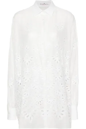ERMANNO SCERVINO Camisa con bordado inglés