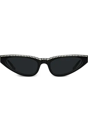 Linda Farrow Lentes de sol con detalles de cristal