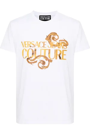VERSACE Playera con logo estampado