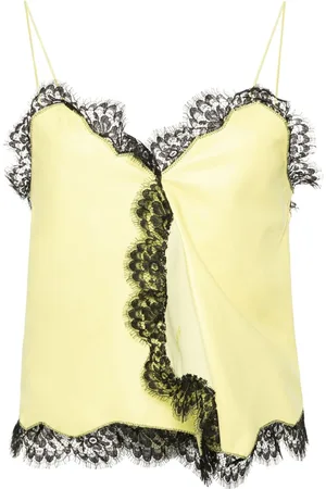 OFF-WHITE Top con detalle de encaje
