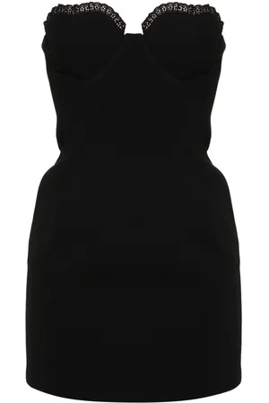 Ilkyaz Ozel Vestido corto estilo strapless
