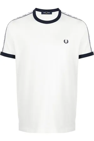 Fred Perry Playera Ringer con franja del logo