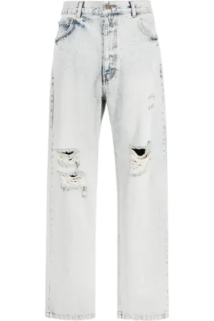 We11 Done Jeans rectos con tiro bajo