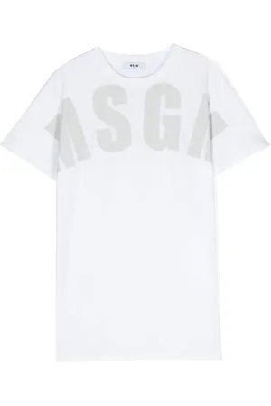 Msgm Playera con logo estampado