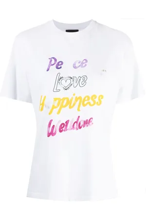 We11 Done Playera con estampado gráfico