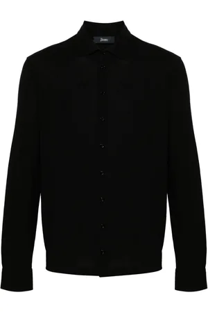 HERNO Camisa con cuello italiano