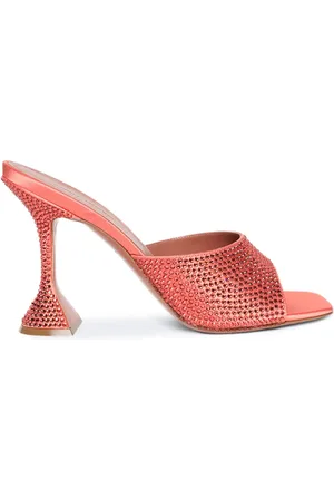 Amina Muaddi Mules Lupita con tacón de 95mm
