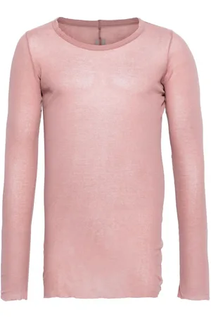 Rick Owens Playera larga con cuello redondo