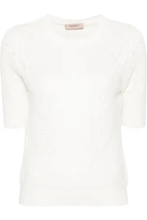 Twin-Set Top con placa del logo