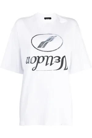 We11 Done Playera con estampado gráfico