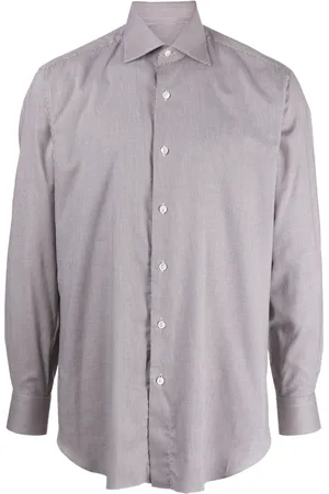 BRIONI Camisa con motivo en jacquard