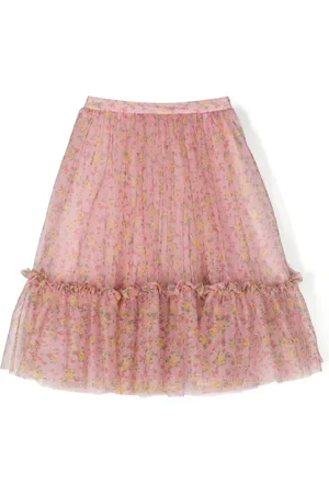 PHILOSOPHY DI LORENZO SERAFINI Falda de tul con estampado floral