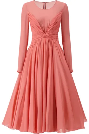 Giambattista Valli Vestido midi con diseño acampanado
