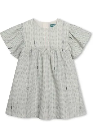 Kenzo Vestido con logo estampado