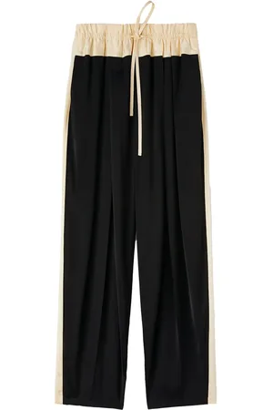Jil Sander Pants rectos con cordones en la pretina