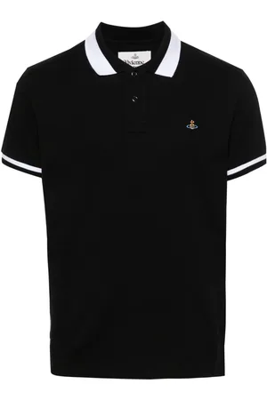 Vivienne Westwood Playera tipo polo con motivo Orb bordado