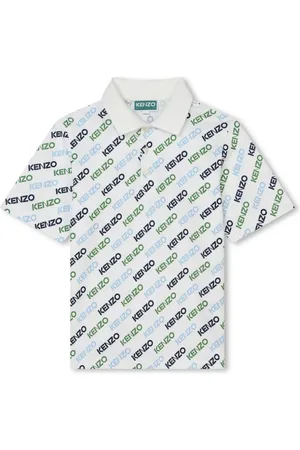 Kenzo Playera tipo polo con logo estampado