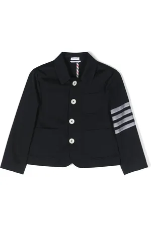 Thom Browne Blazer con rayas estampadas y botones