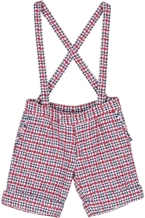 Thom Browne Shorts de tweed con motivo pied de poule