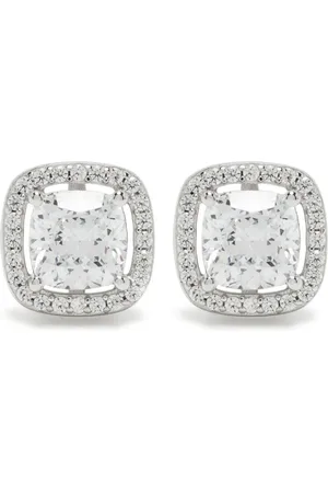APM Monaco Aretes cuadrados con detalles